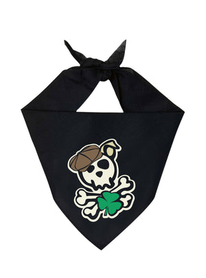 Skull & Dogbones Irish Bandana - Black