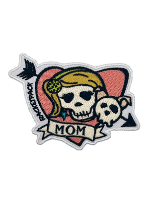 Skull & Dogbones Mom Patch