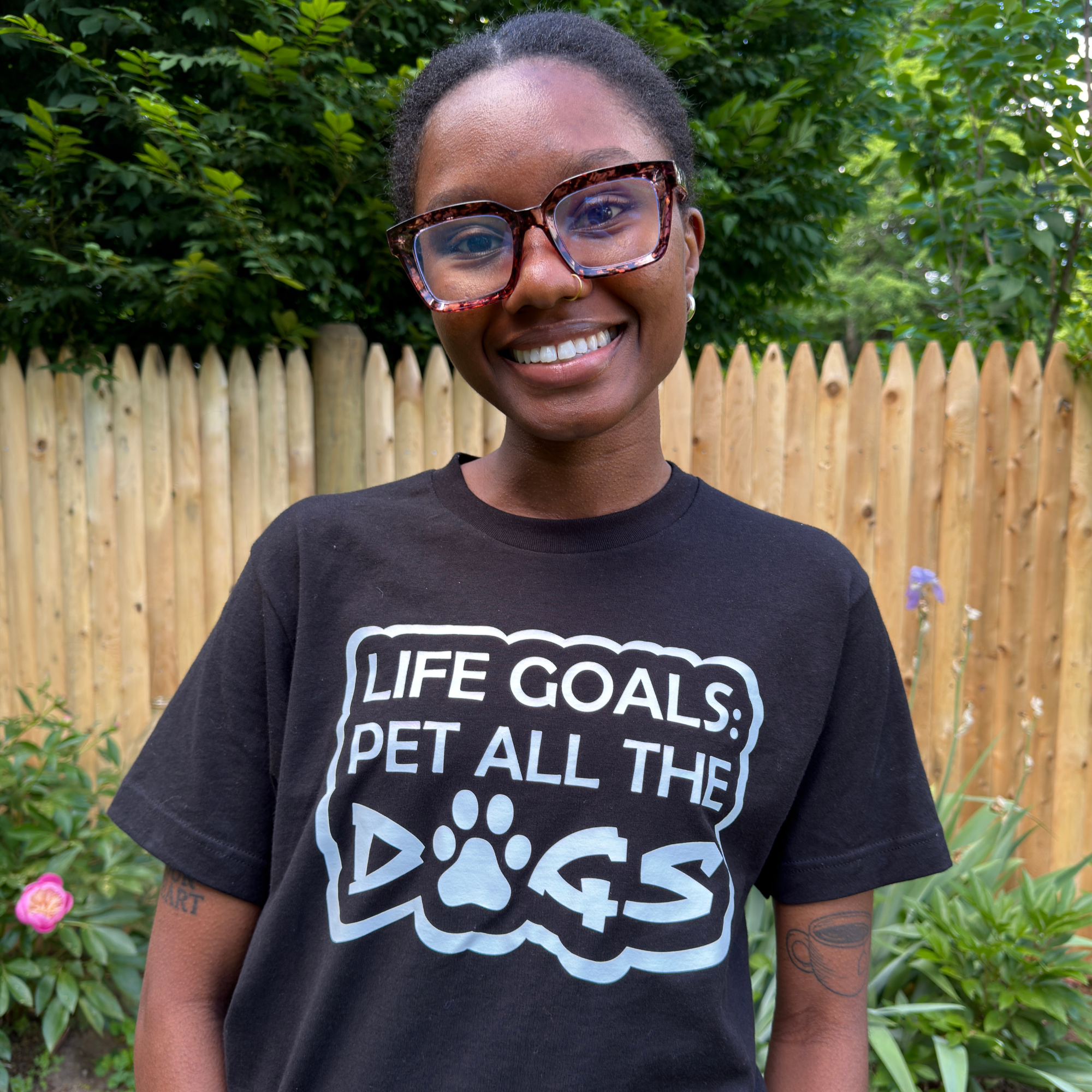 Life Goals: Pet All The Dogs T-Shirt