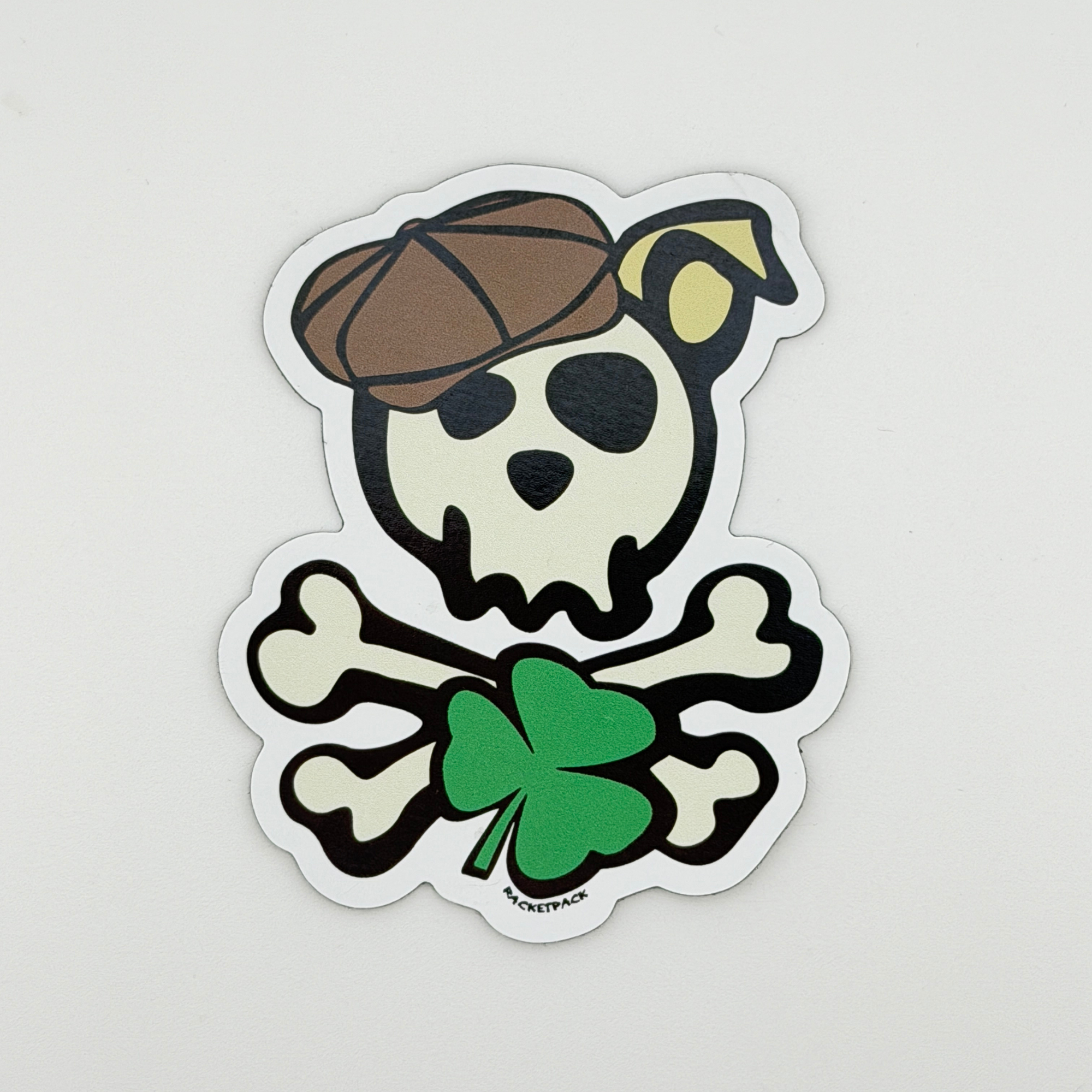 Skull & Dogbones Irish Magnet