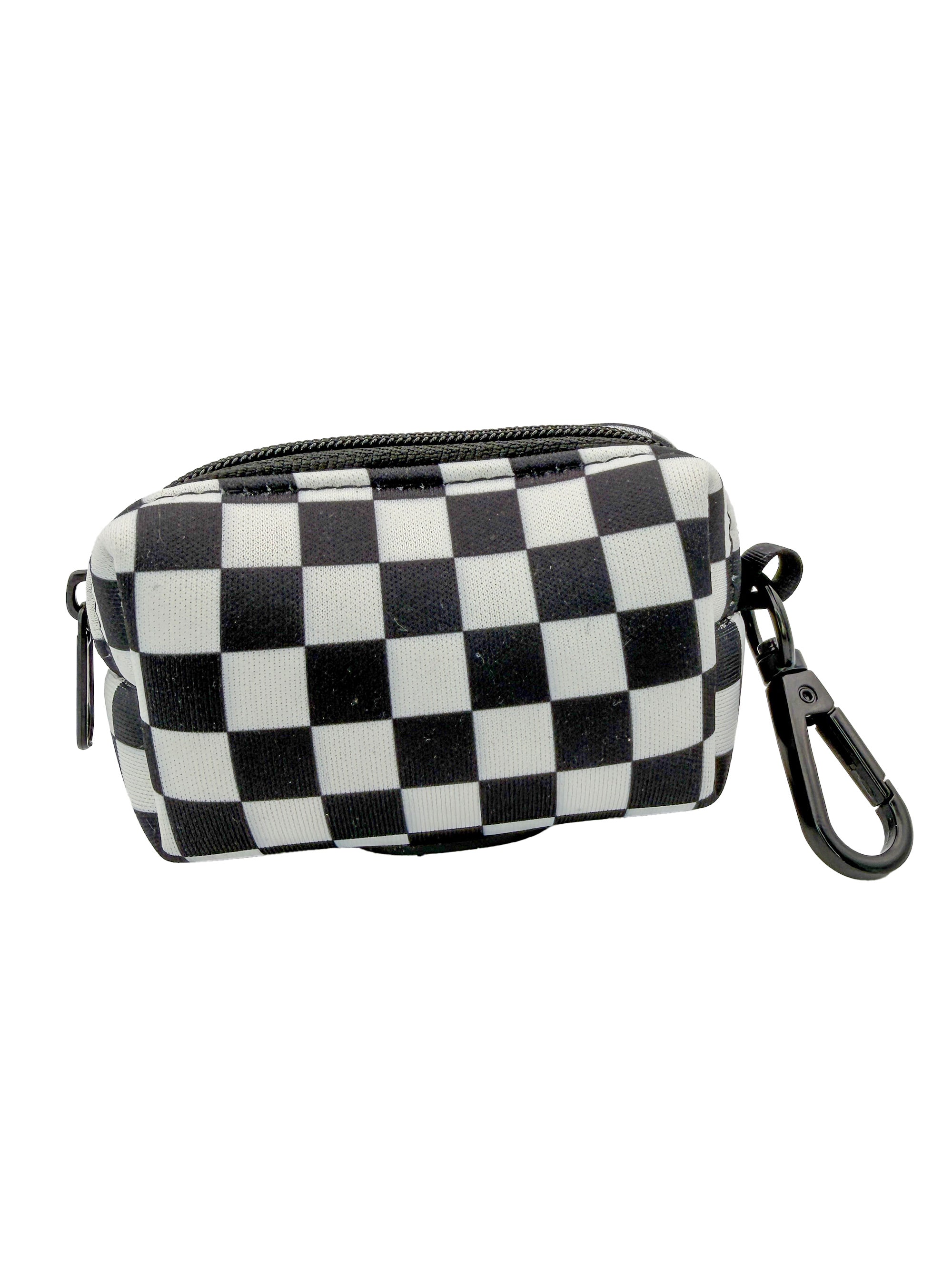 Checkerboard Poop Bag Holder
