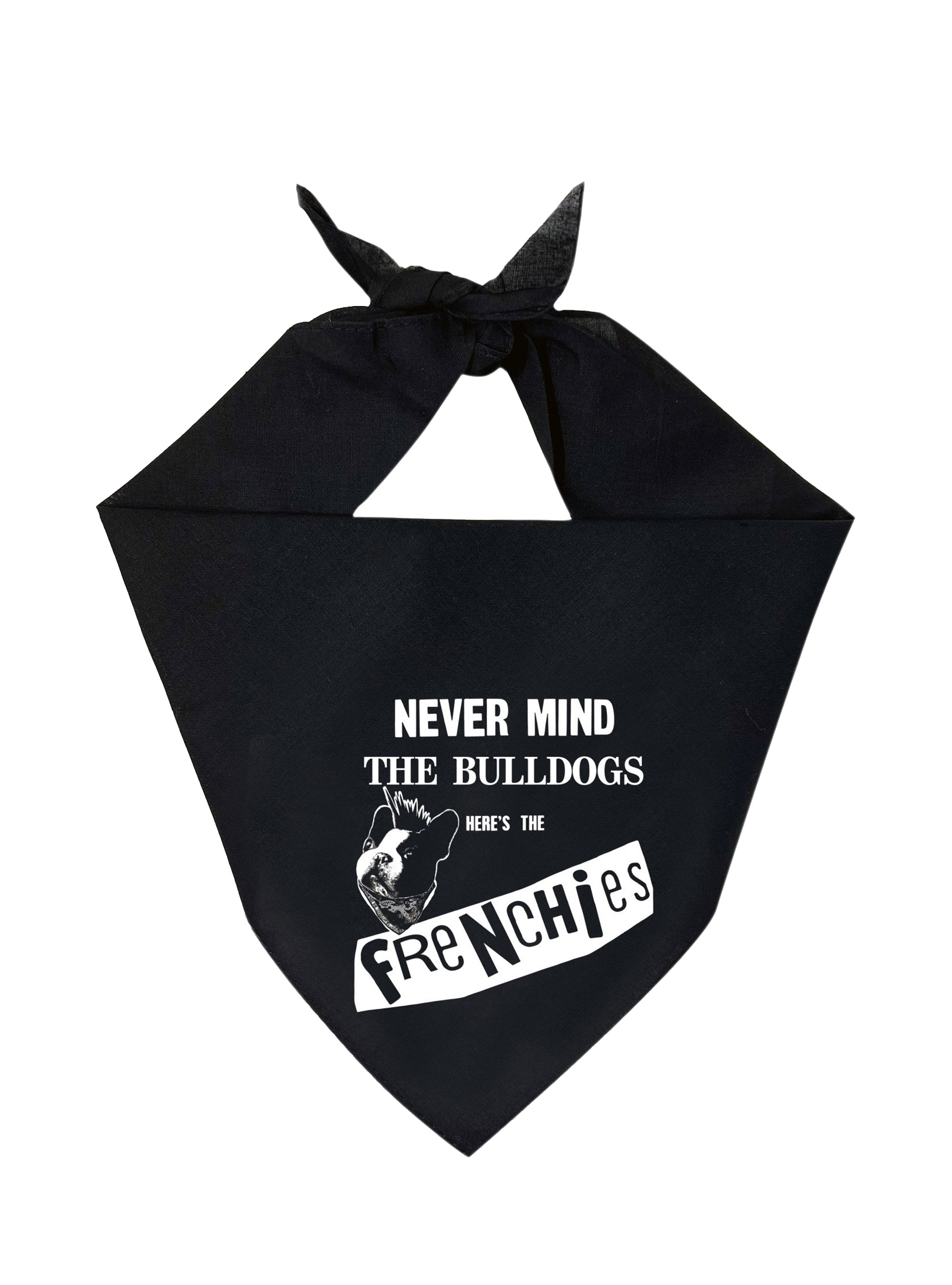"Nevermind The Bulldogs" Bandana - Black