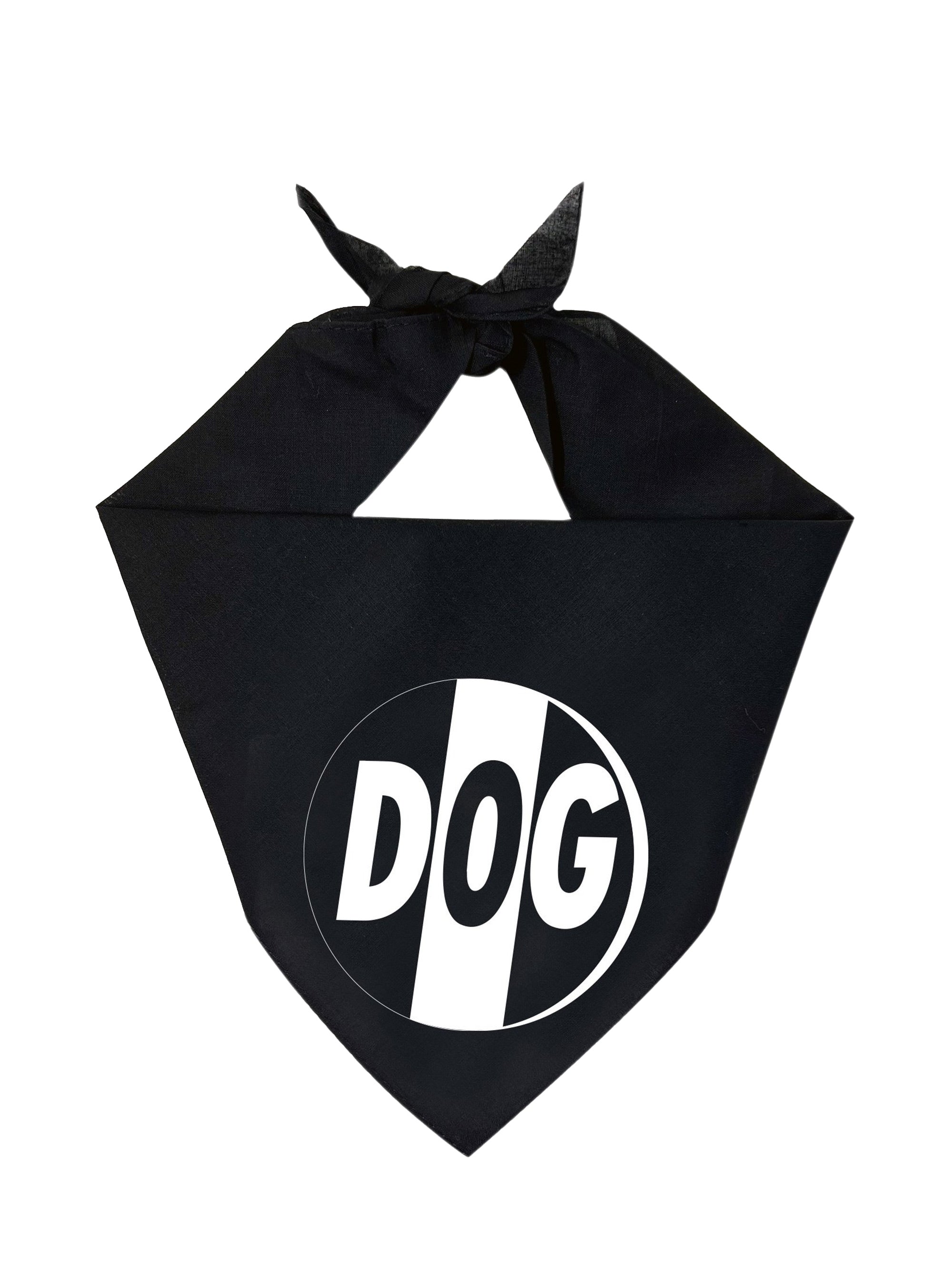 "DOG" Bandana - Black