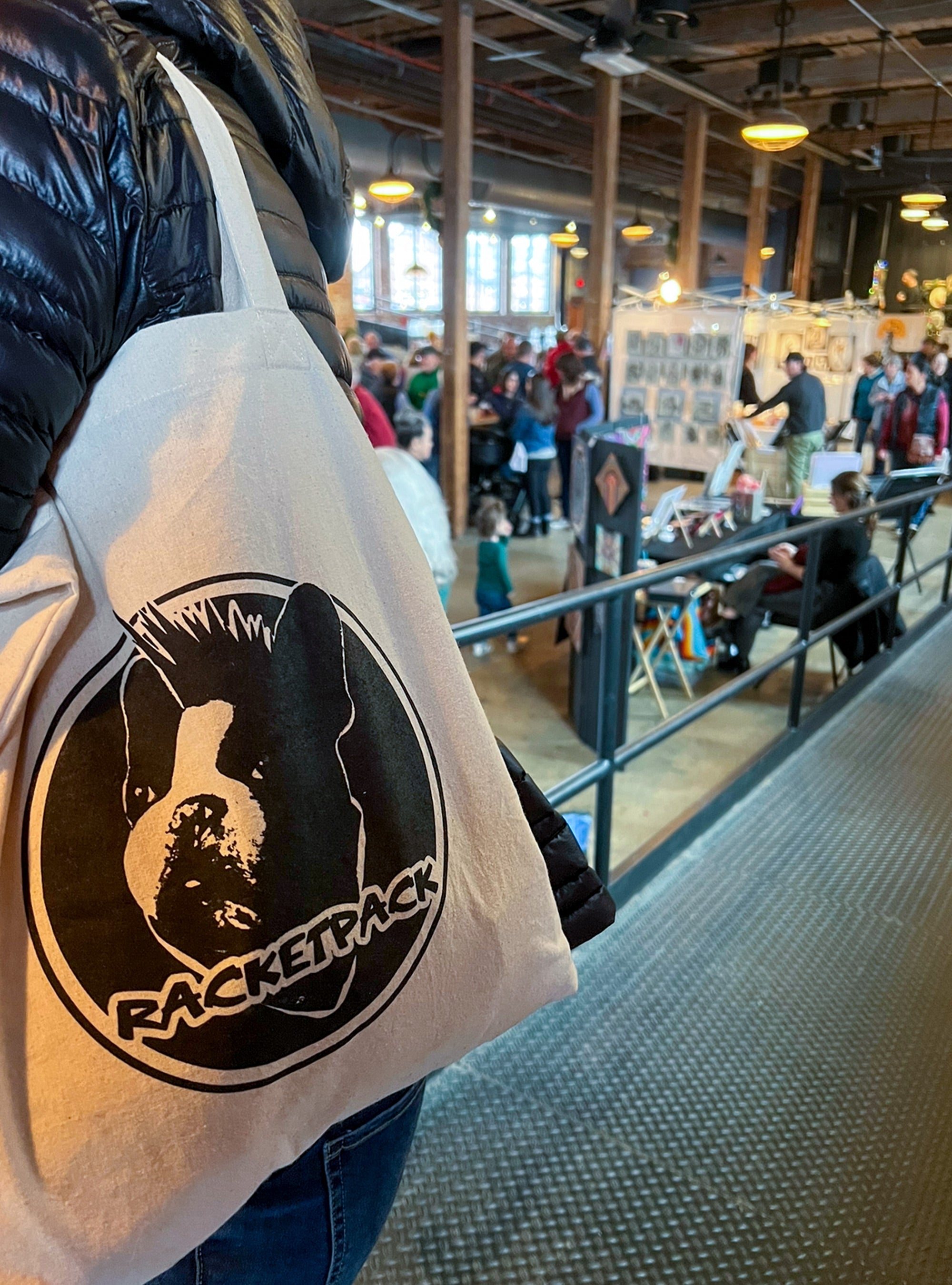 RACKETPACK Canvas Tote Bag