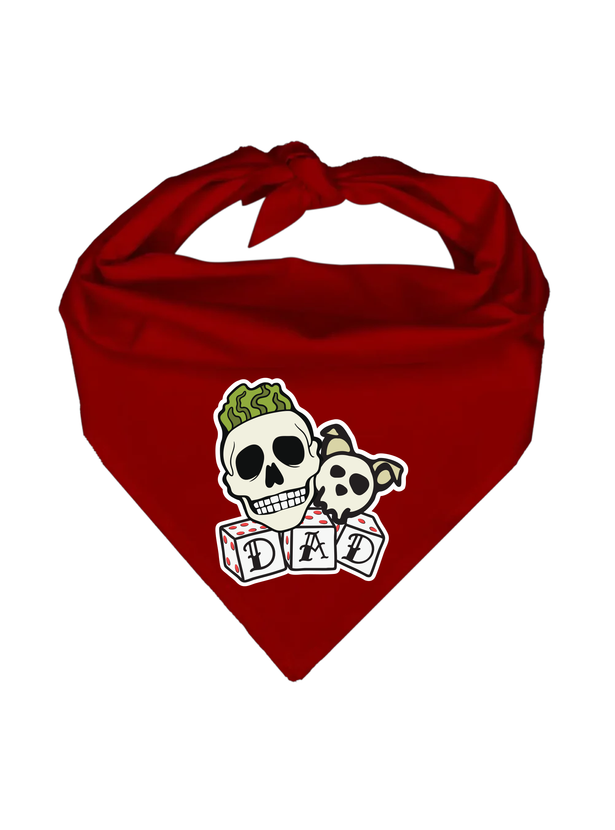 Skull & Dogbones Dad Bandana