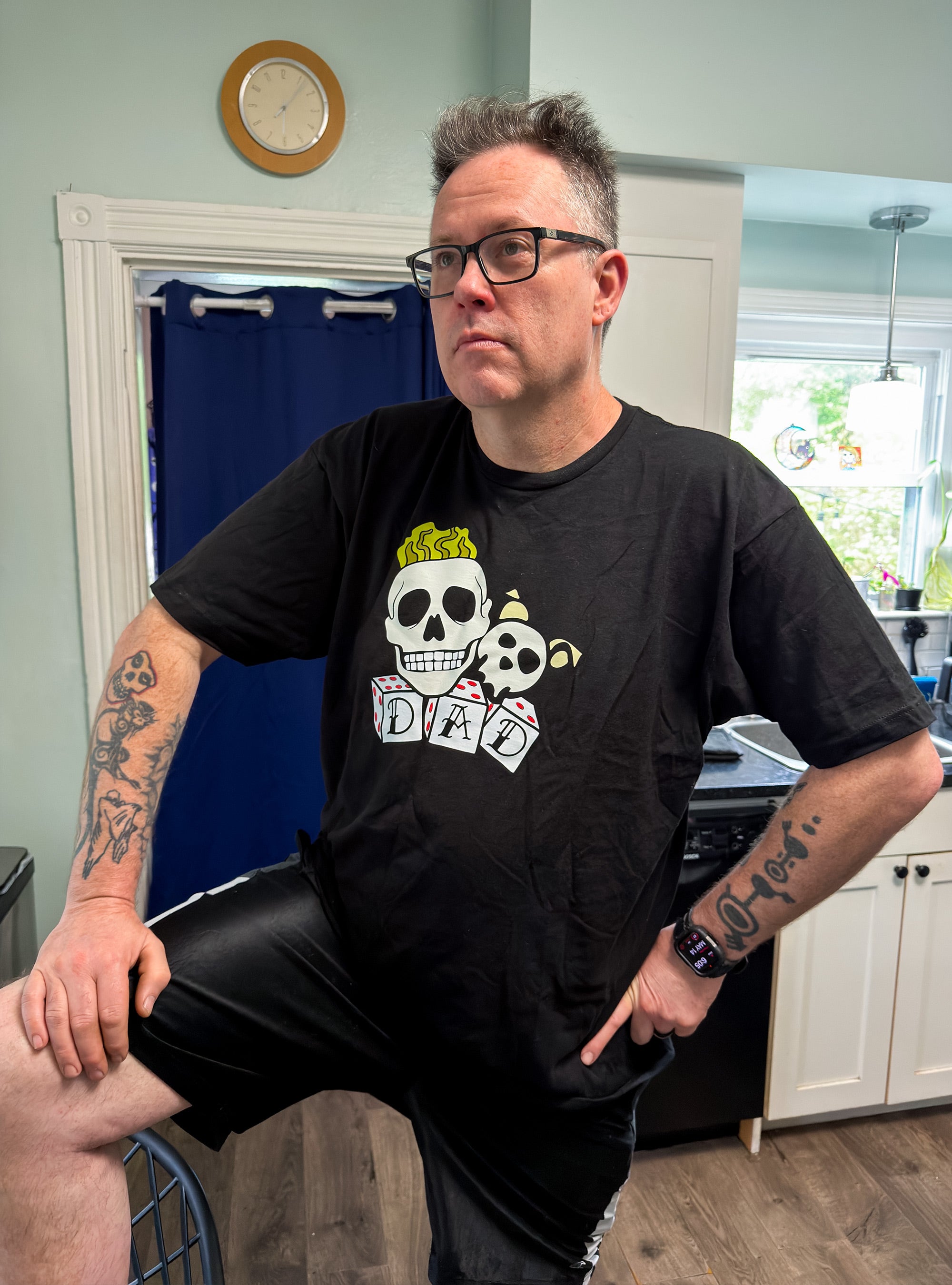 Skull & Dogbones Dad T-Shirt