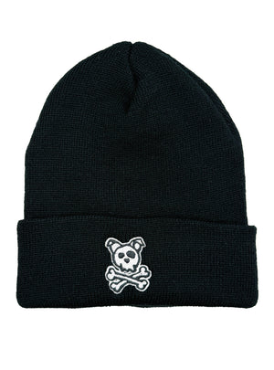 Skull & Dogbones Beanie - Black